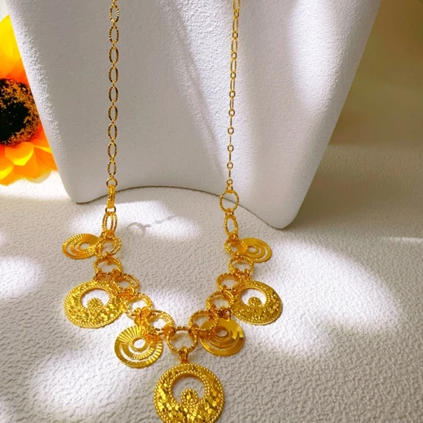 合金婚庆饰品 合金民族风碎碎婚庆项链