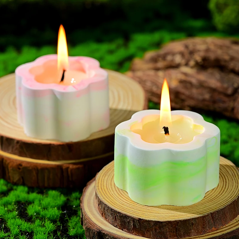 【3瓶装】小小花园造型香薰蜡烛氛围感浪漫温馨高级感小众伴手礼物1