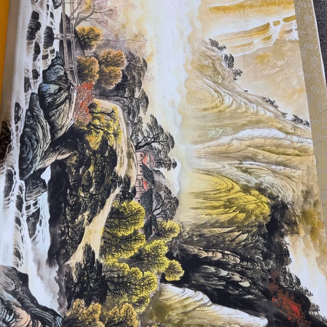 国画V*QC原创横山水作品！带证书！限购一单