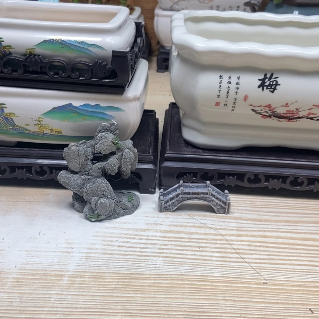 瓷片陶瓷花盆陶瓷艺术