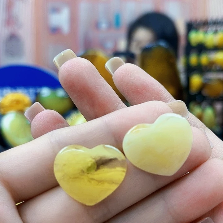 琥珀银S925镶嵌颈饰耳环