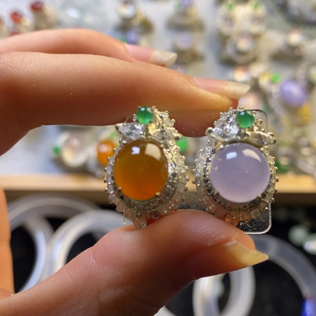 灵***当定制翡翠未镶嵌不退不换