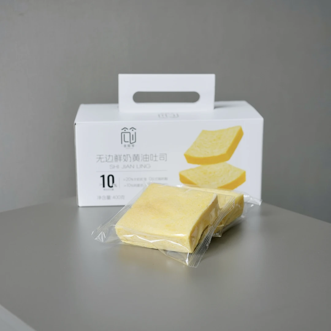 FL 无边鲜奶黄油吐司 0防腐剂 牛奶和面 全家都爱吃400克