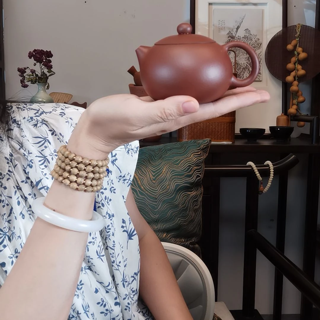 茶壶紫砂飛**天西施壶半手