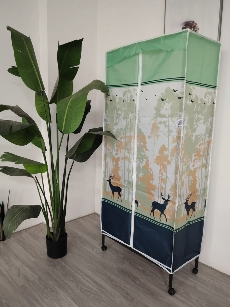 86款80*40*180简衣柜单人宿舍家用布衣橱出租屋衣柜组装清仓尾货