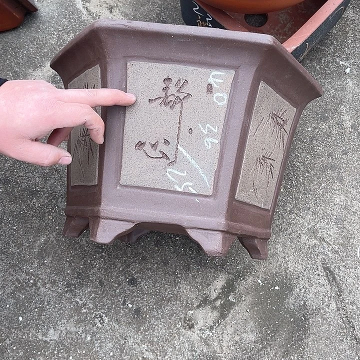 紫砂花盆紫砂等传统