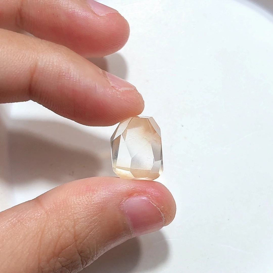 未镶嵌珠宝半成品水晶兔毛随形