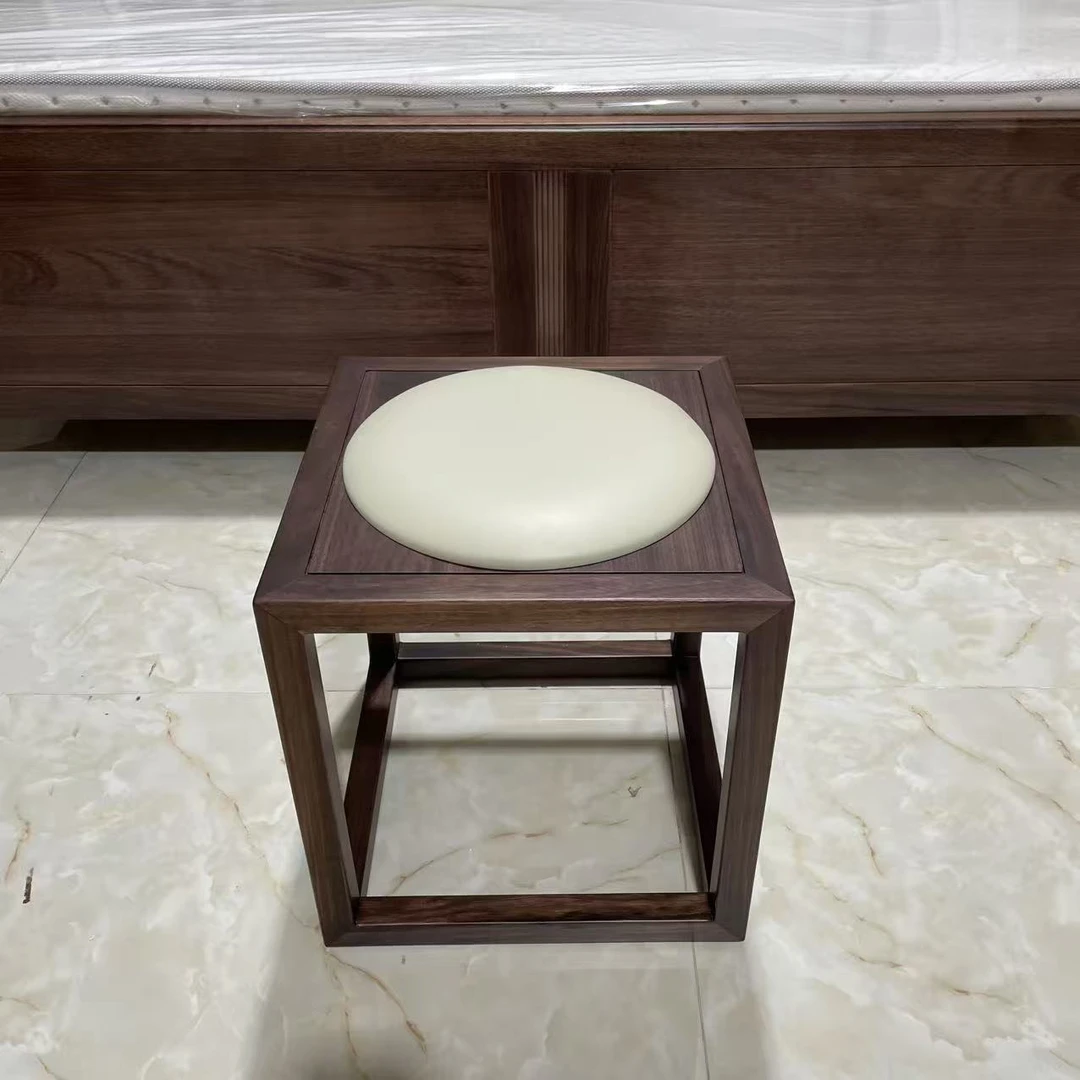 【ML】DL842 乌金木梳妆凳茶凳360*360*380