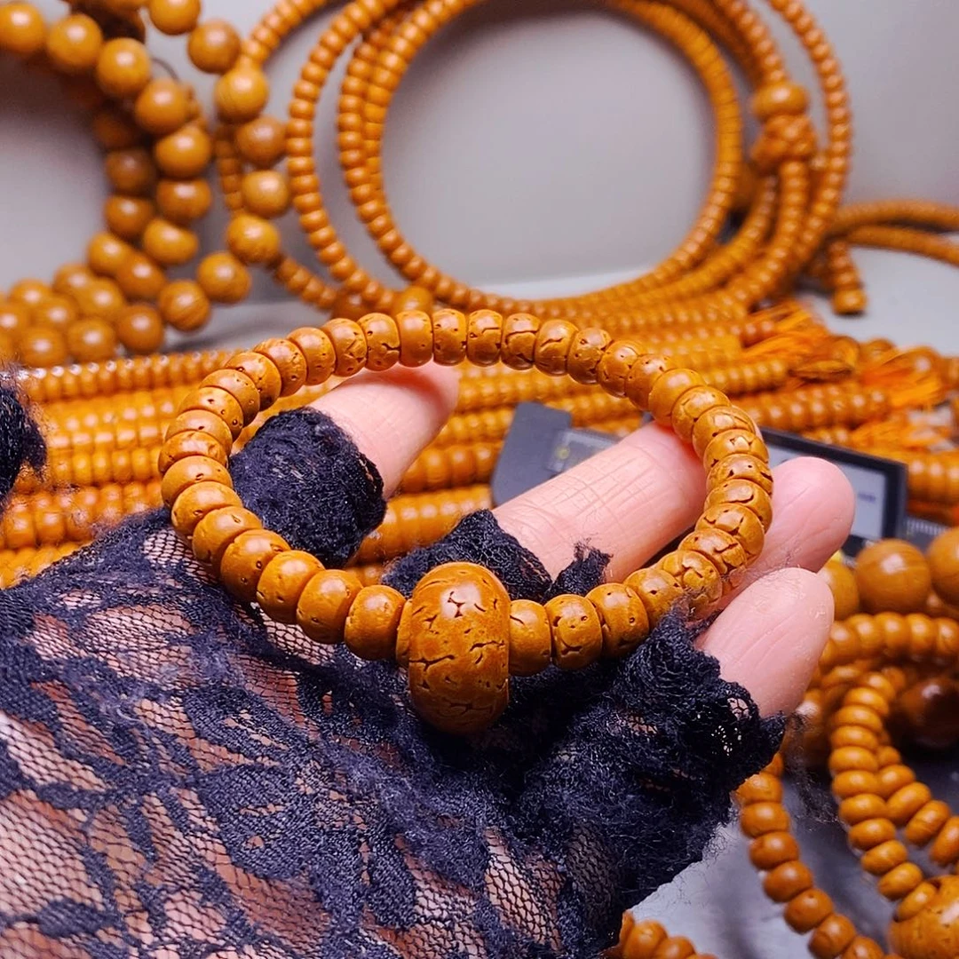 吊坠桃核5乘8核片手串微瑕疵28