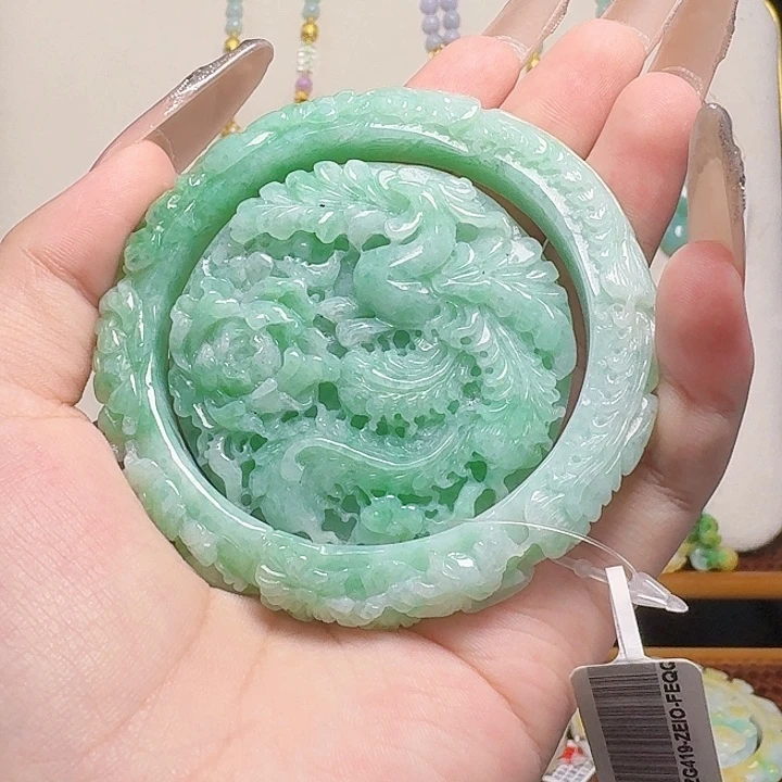 未镶嵌手链翡翠套镯56-57