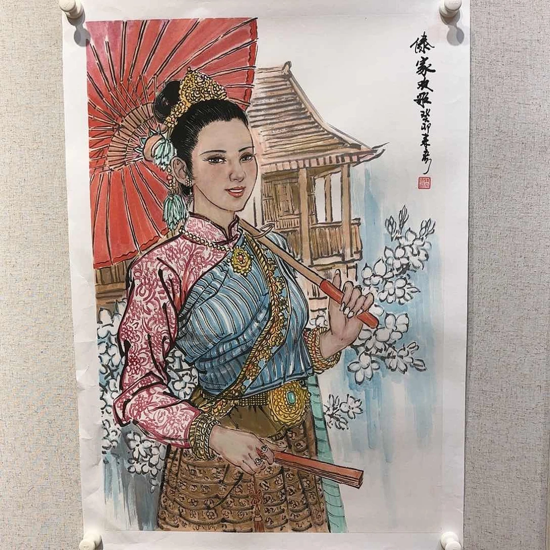 国画亲笔手绘原创