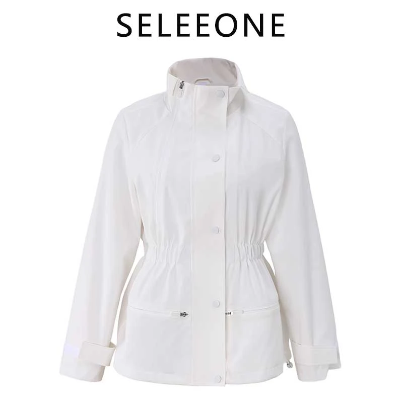 【源头品牌直发】SELEEONE三防收腰显瘦带里衬软壳冲锋衣外套2601