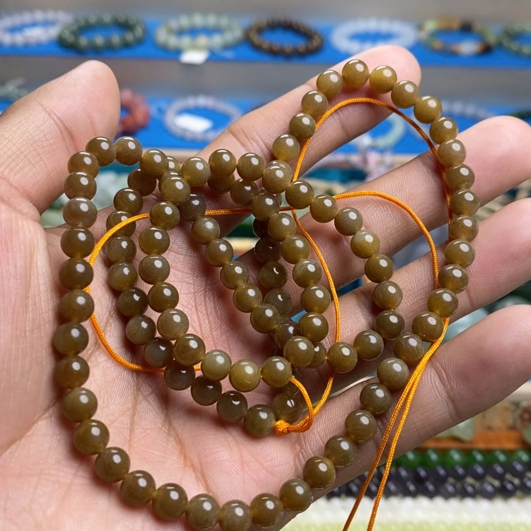 和田玉手串未镶嵌