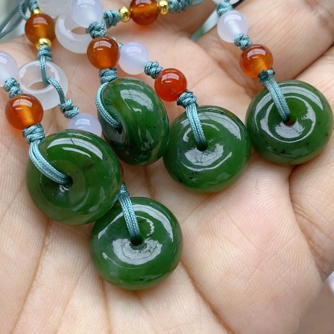 和田玉未镶嵌吊坠(不含链)