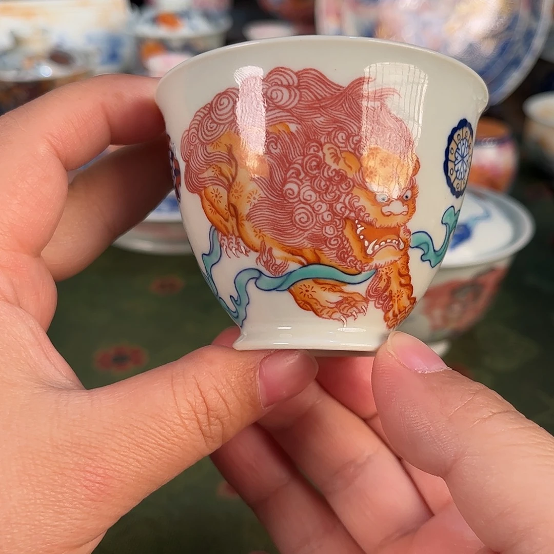 陶大大福利狮子铃铛杯