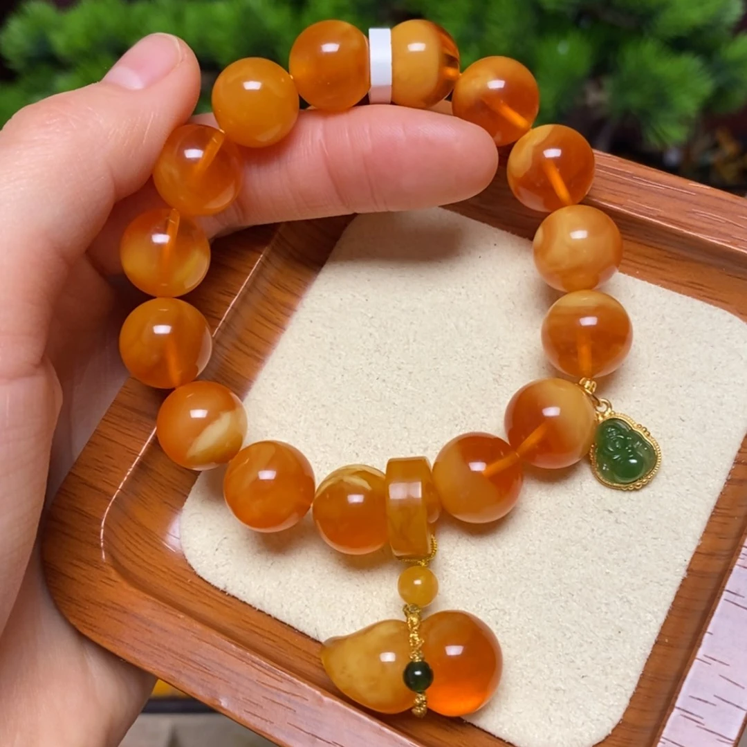 【闪购商品】手链蜜蜡未镶嵌手串