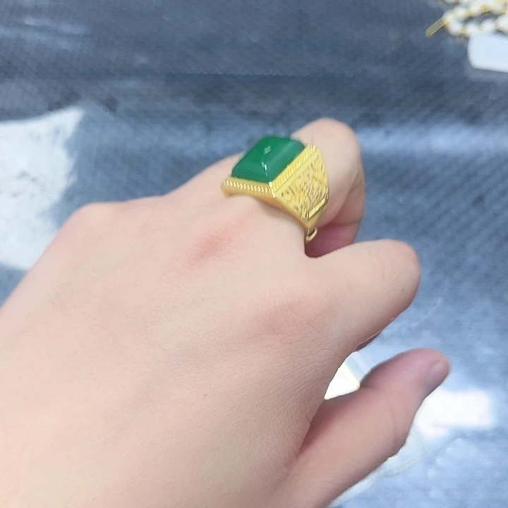 玛瑙/玉髓戒指合金