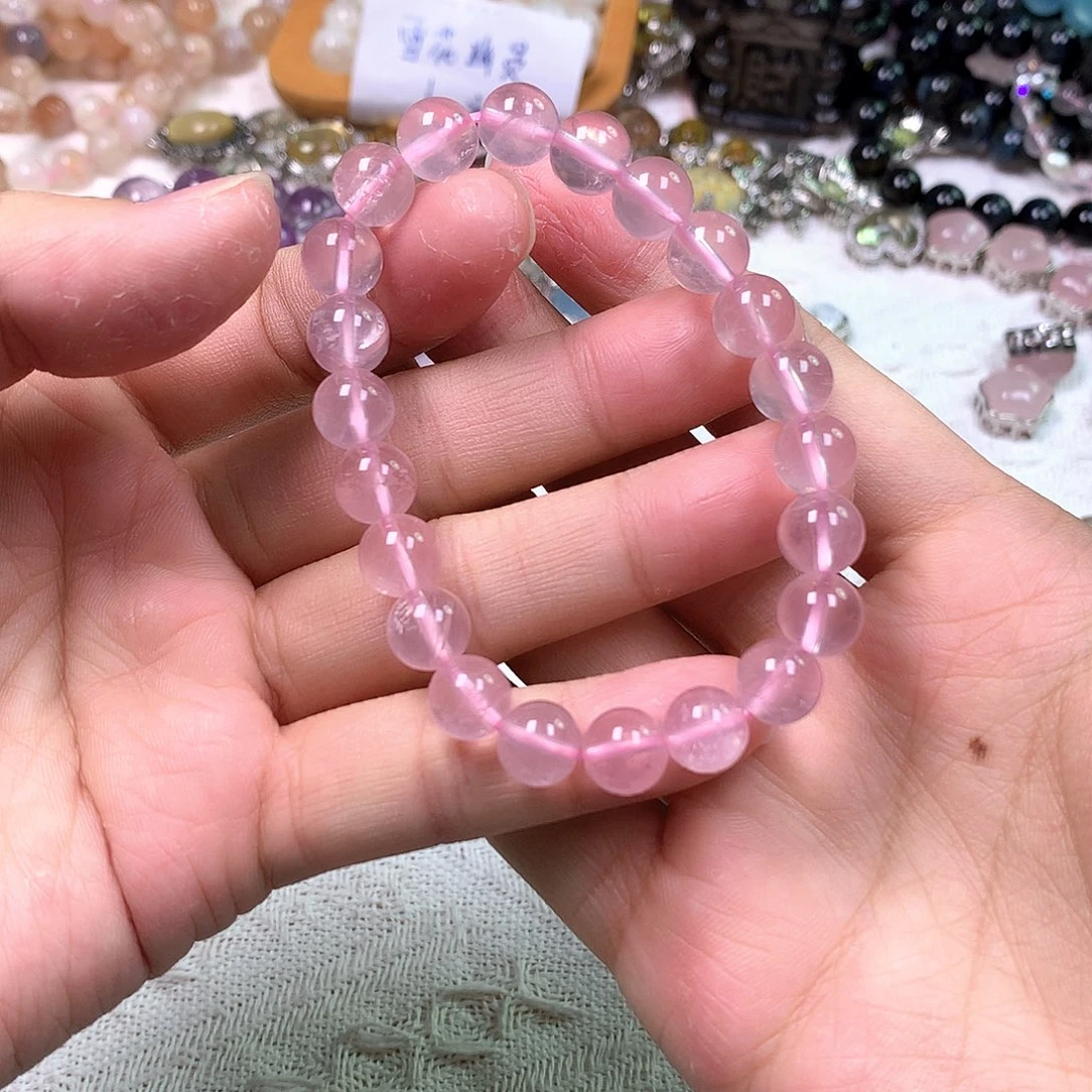 水晶手串未镶嵌天然水晶