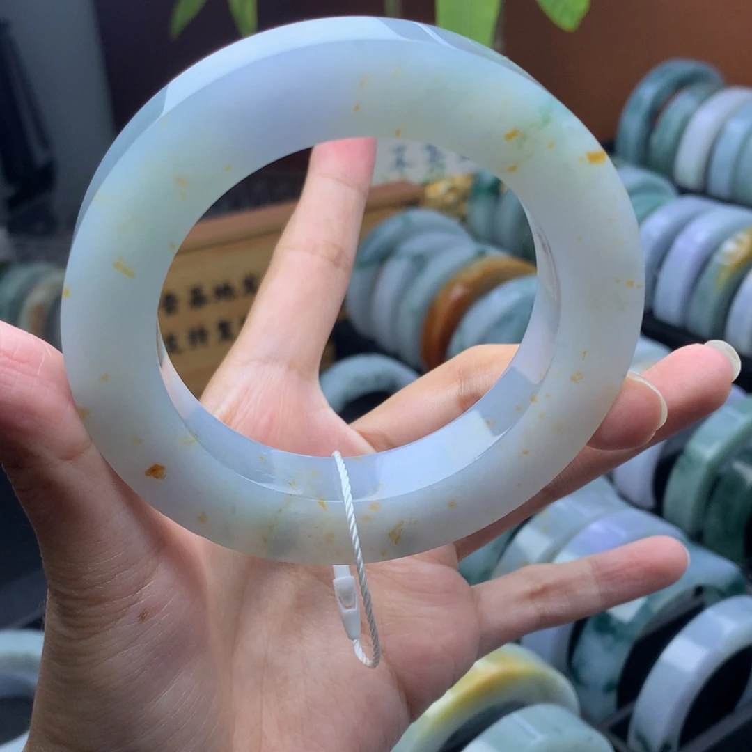 未镶嵌定制手镯定制翡翠定制59-66