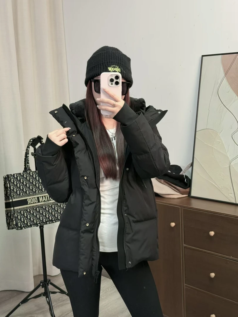 2024新款石墨烯内胆加厚休闲白鸭绒冬季羽绒保暖外套