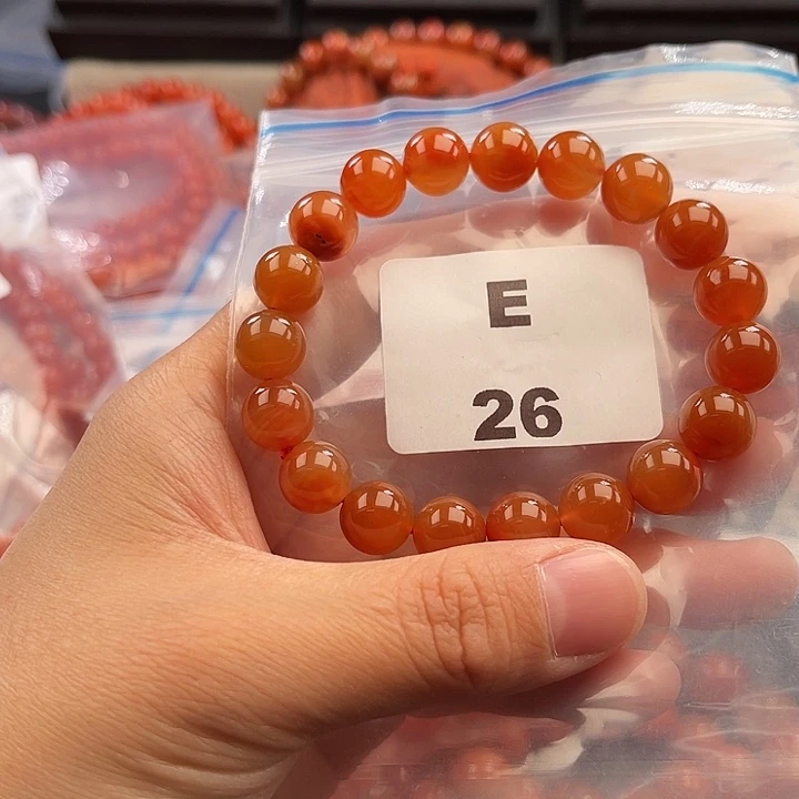 南红玛瑙未镶嵌多样性发货默认微瑕称重10mm