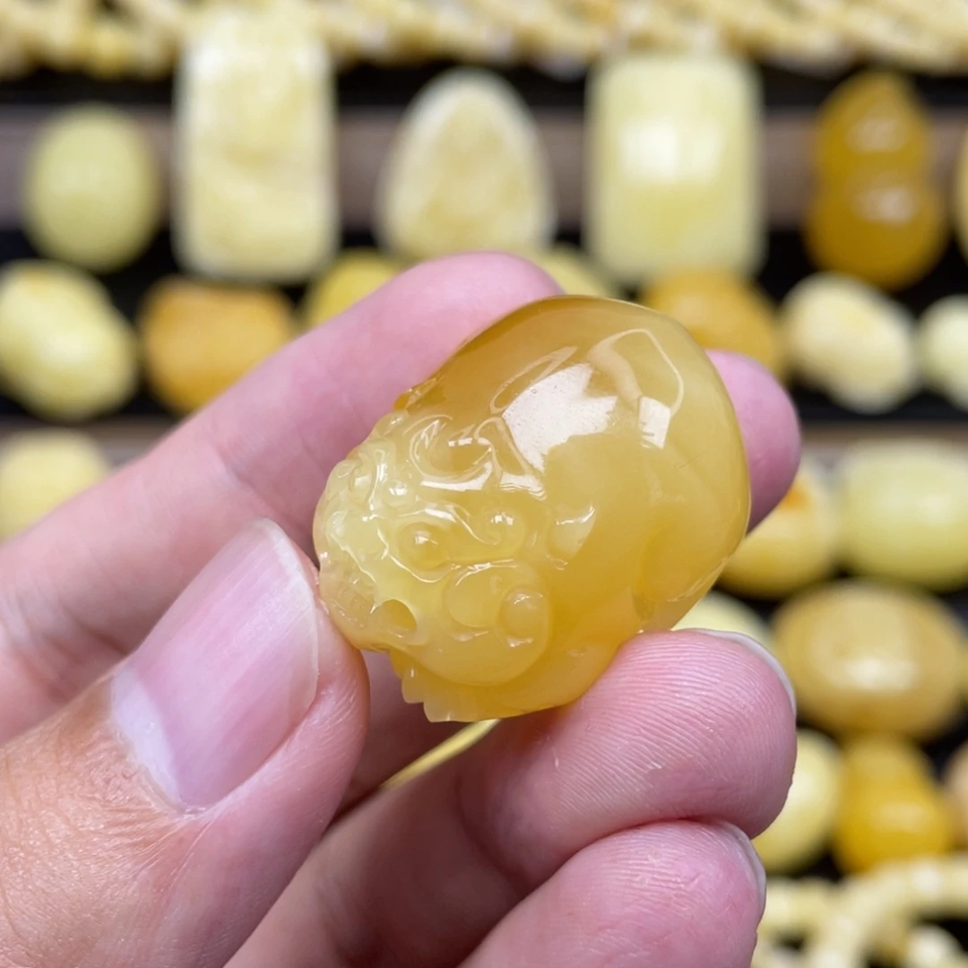 琥珀未镶嵌裸石琥珀蜜蜡