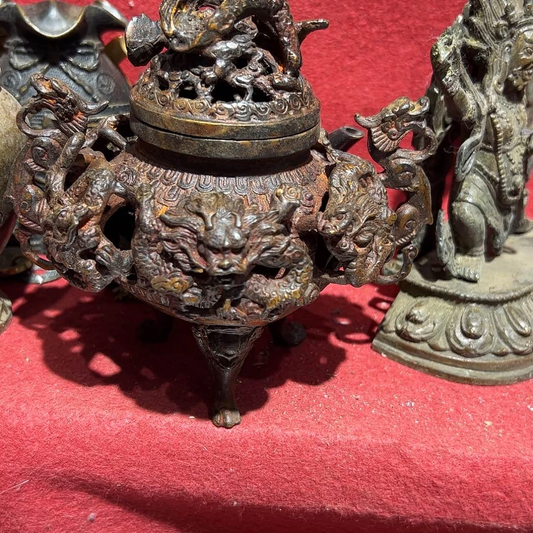 微*微瑕疵黄铜摆件工艺品
