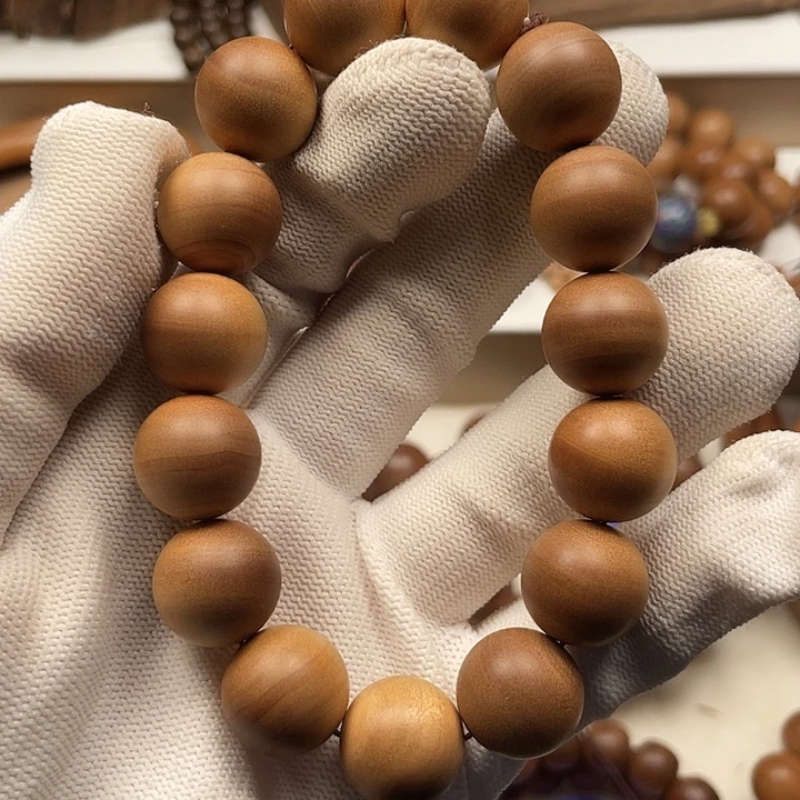 檀香木手串/手链老山檀香15横纹老料福利款