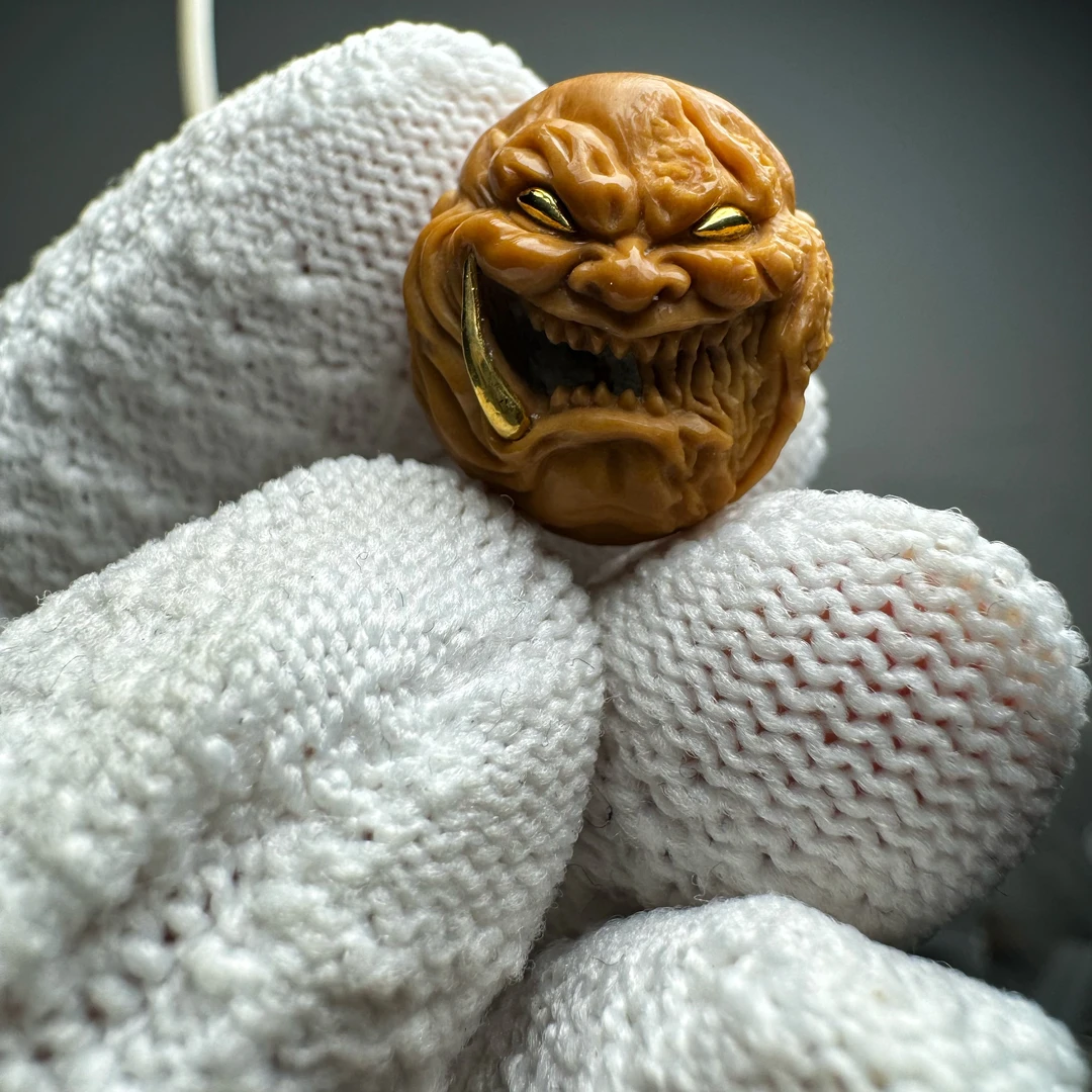 猴头雕刻恶首佛爷