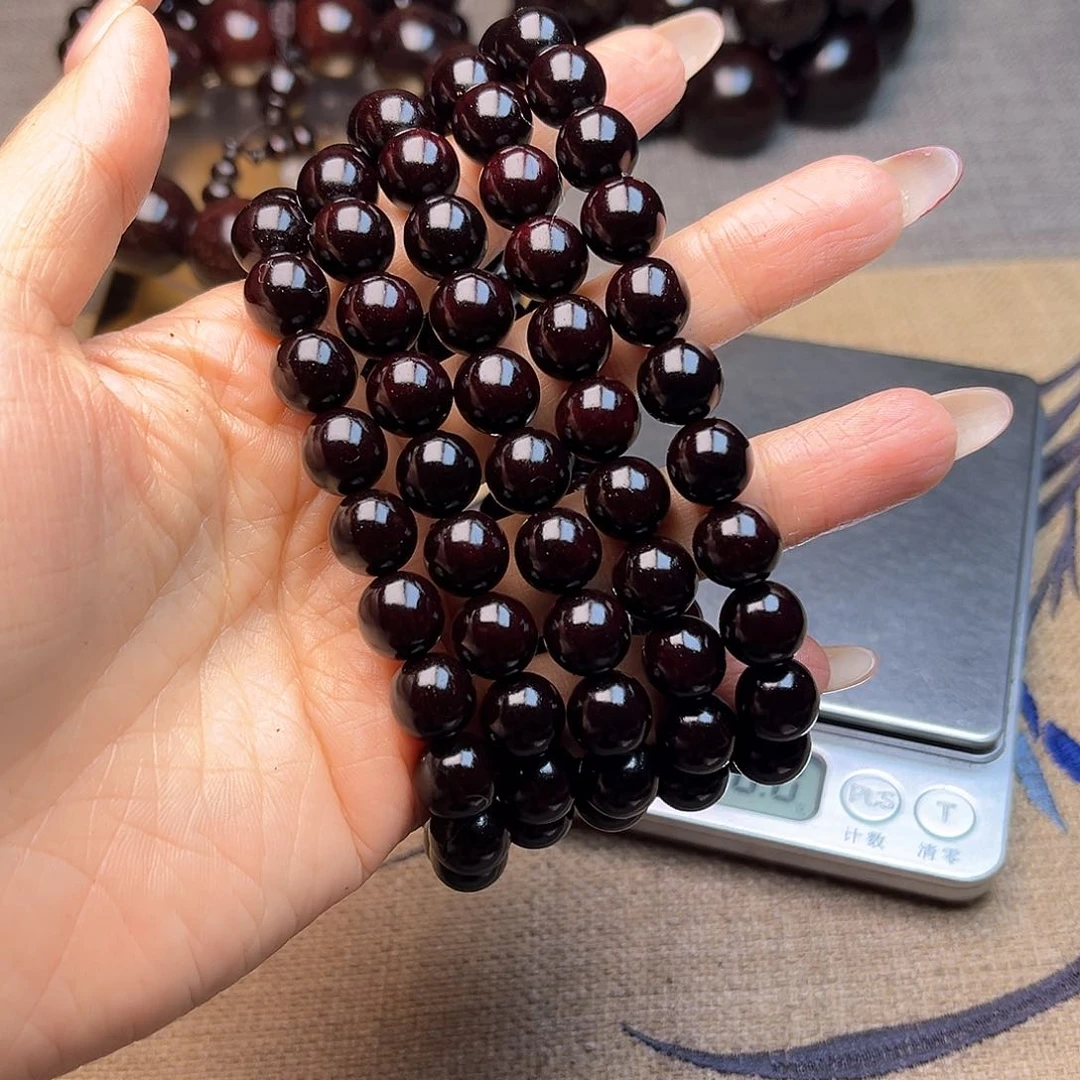 檀香紫檀（小叶紫檀）1.0 108玻璃底