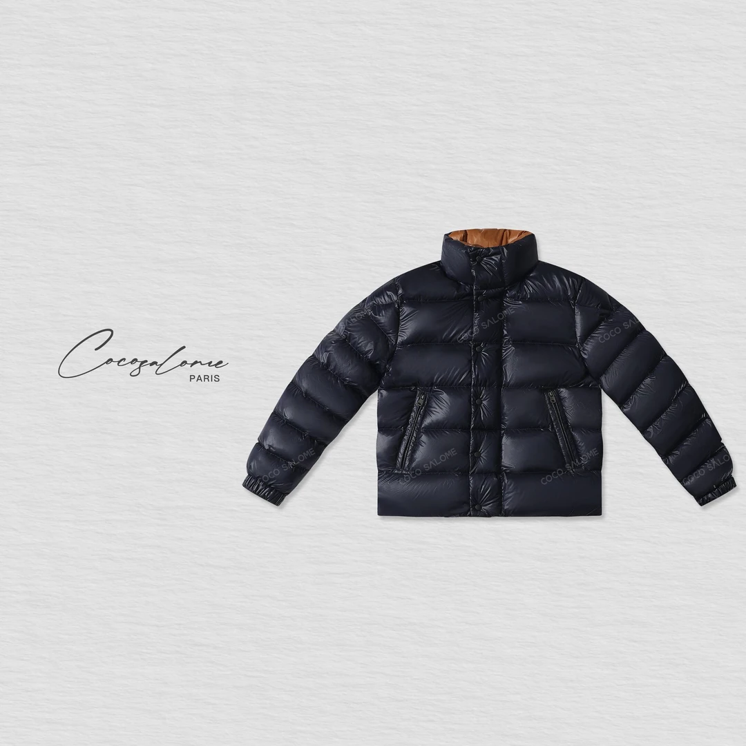 韩彬彬"蓝胖子"德国防绒针10mm锁绒格蓬松防窜绒保暖羽绒服2359-6