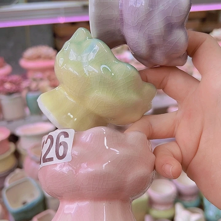 陶瓷花盆当场满12包邮