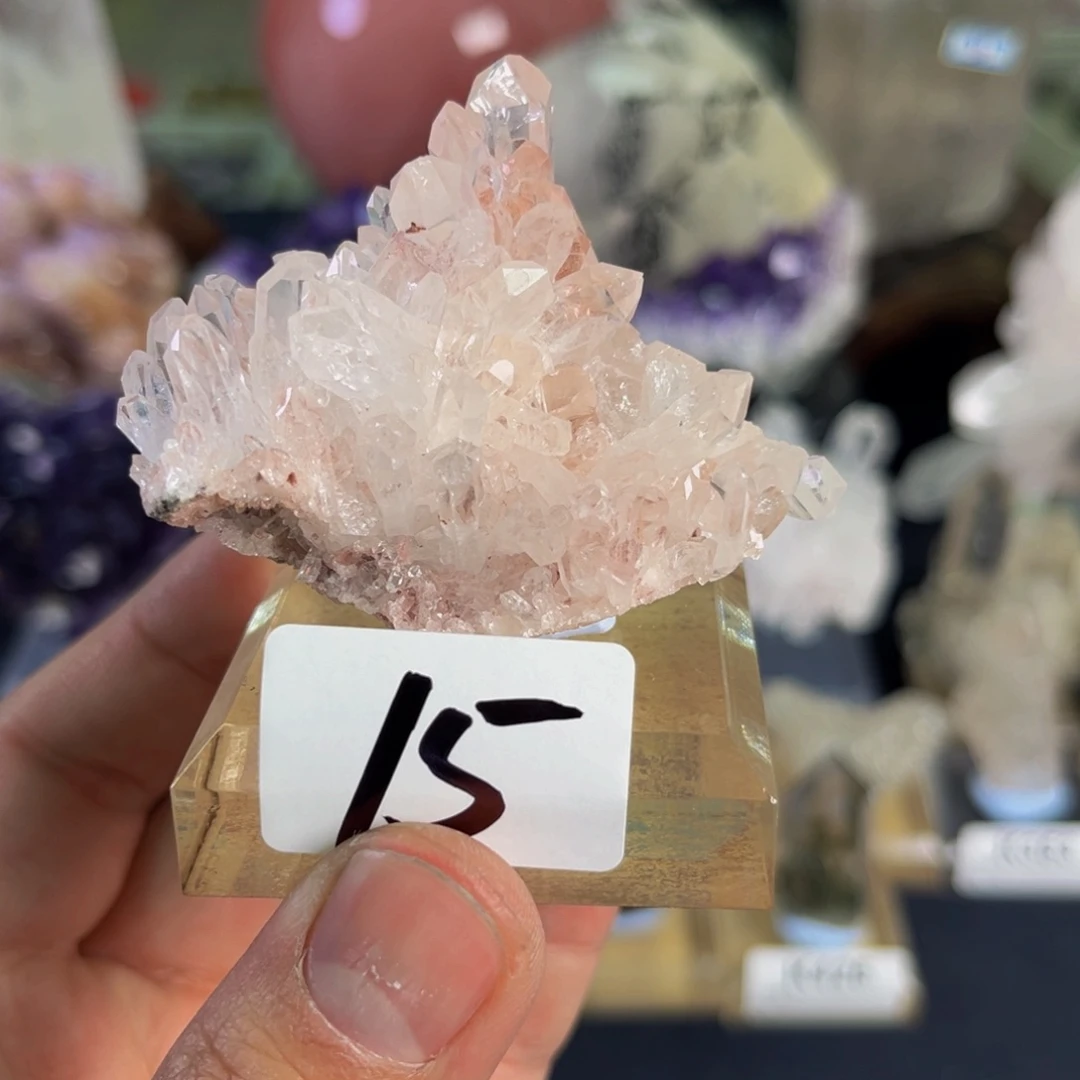 水晶天然水晶家居摆件未镶嵌藕*子