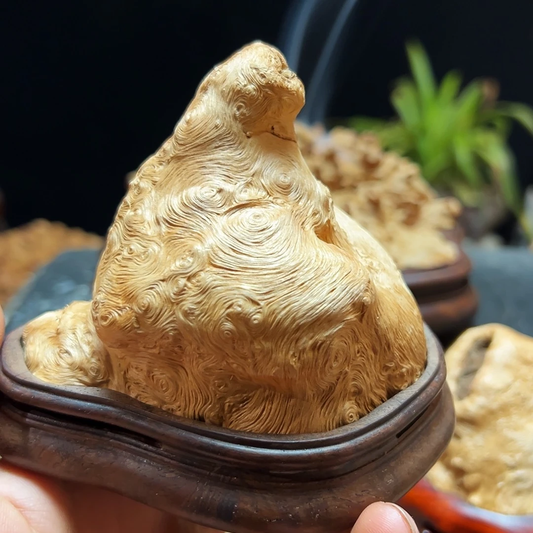 山***韵荔枝木熏香成品香炉