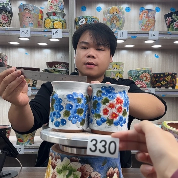 紫砂花盆瑕疵瑕疵330