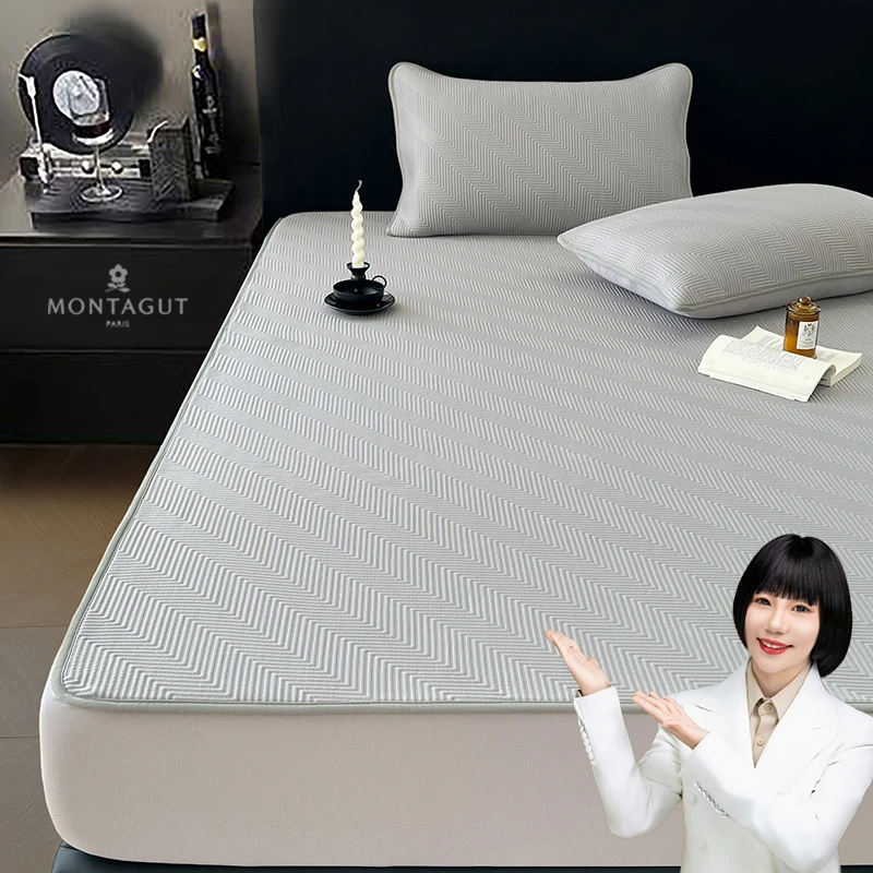 【老板娘清货价】凉感冰豆豆 超速冷感床笠软凉席-可水洗