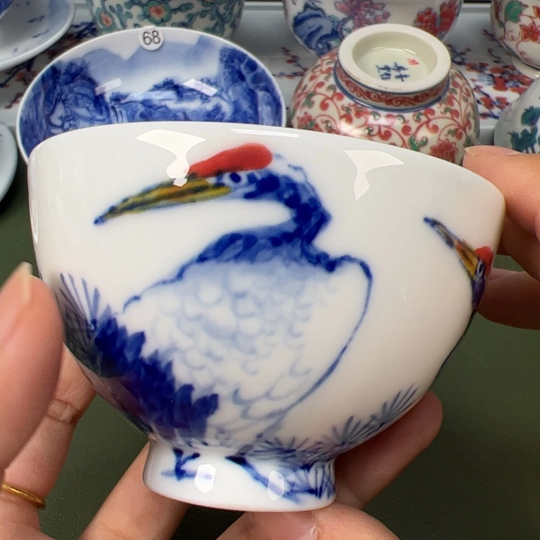 陶瓷景德镇纯手工纯手绘茶具木木79