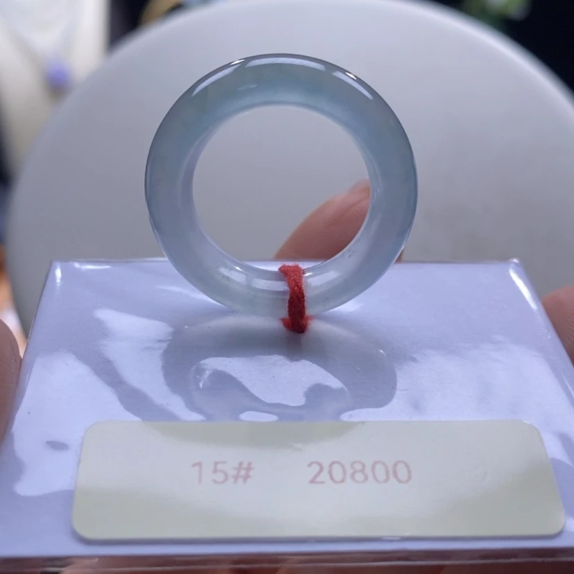 【闪购商品】翡翠戒指未镶嵌翡翠冰飘花戒圈