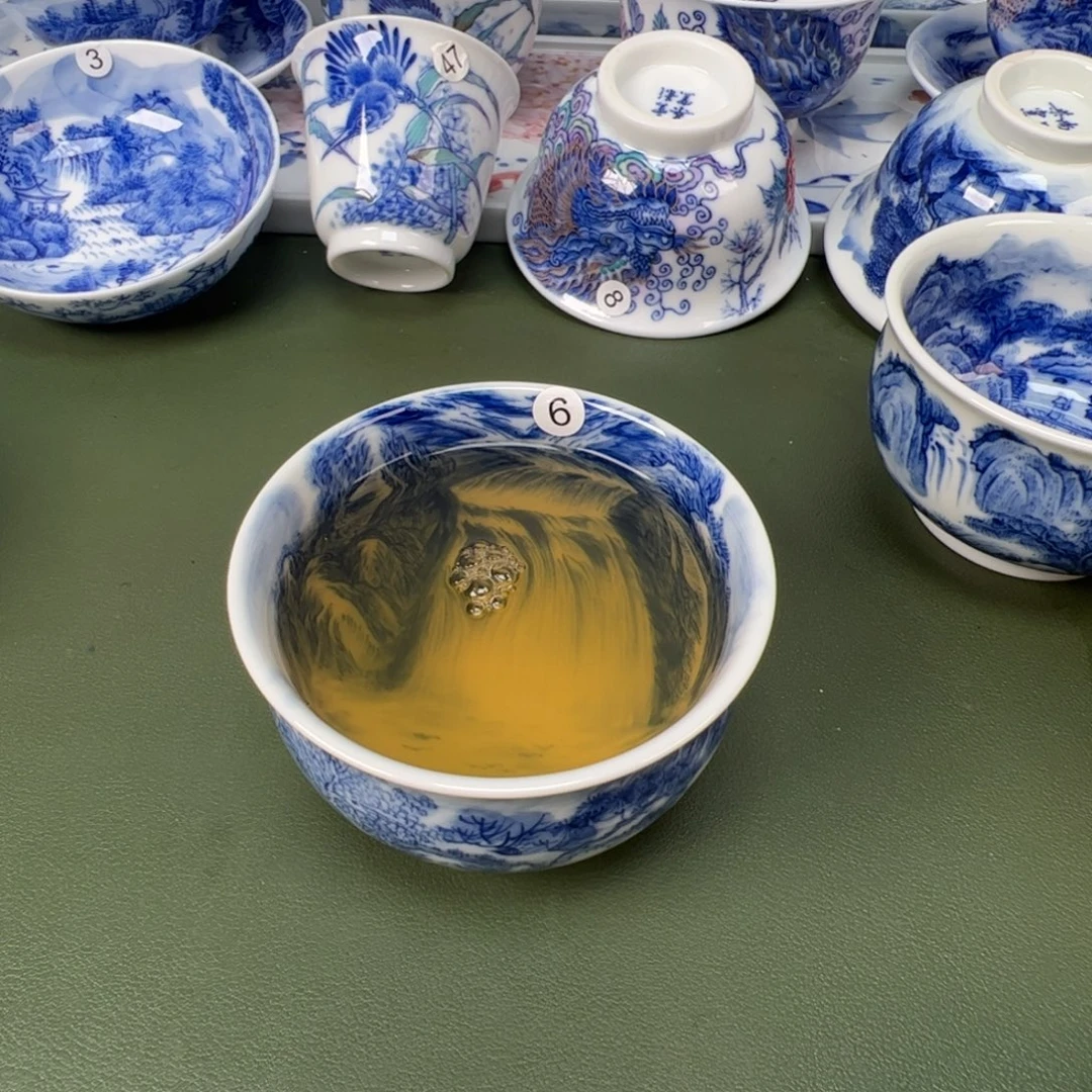 景德镇纯手工纯手绘茶具木木6