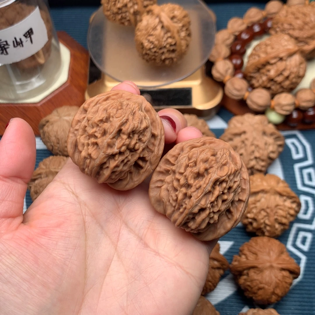 文玩核桃把件四座楼38尺