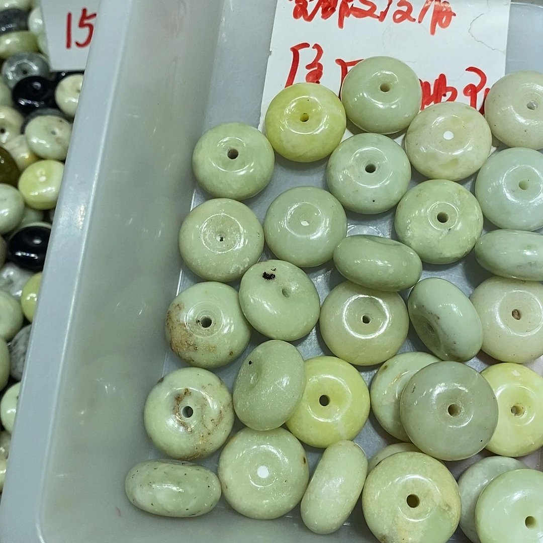 合金蛇纹石玉颈饰309