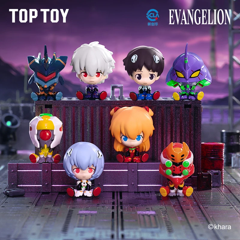 【生日礼物】TOPTOYEVA新世纪福音战士MINI坐坐手办盲盒正版摆件