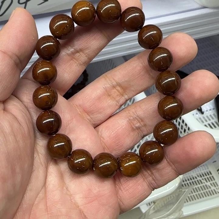 白玉菩提吊坠黄色670