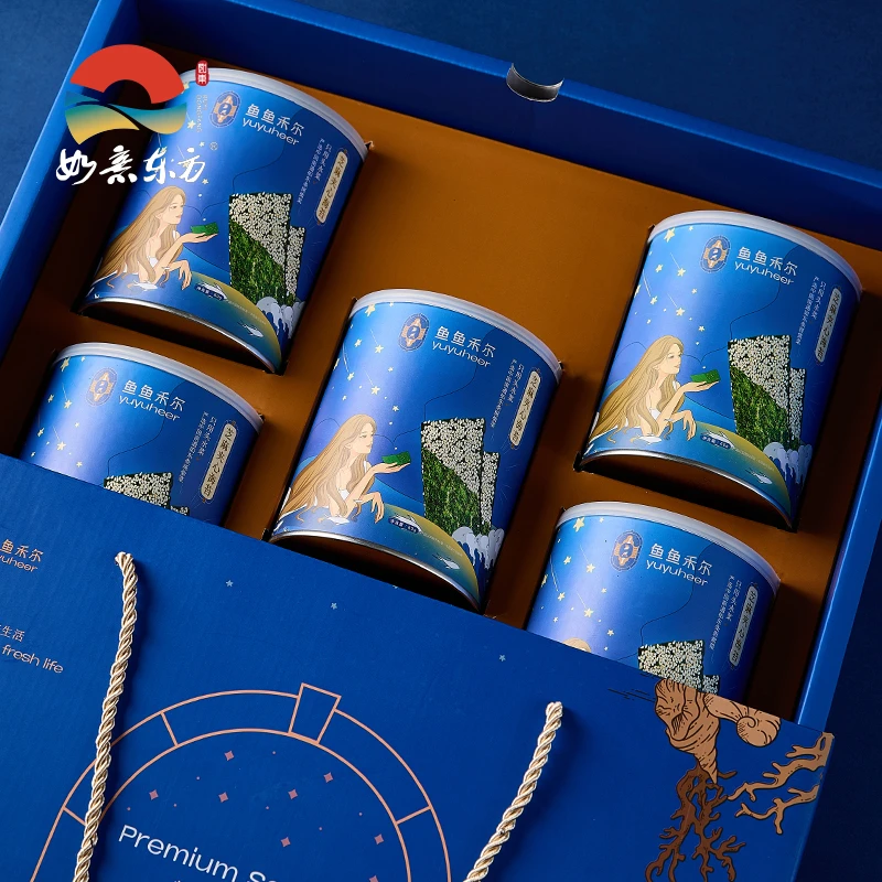 如意东方鱼鱼禾尔夹心海苔香脆美味健康鲜香儿童零食