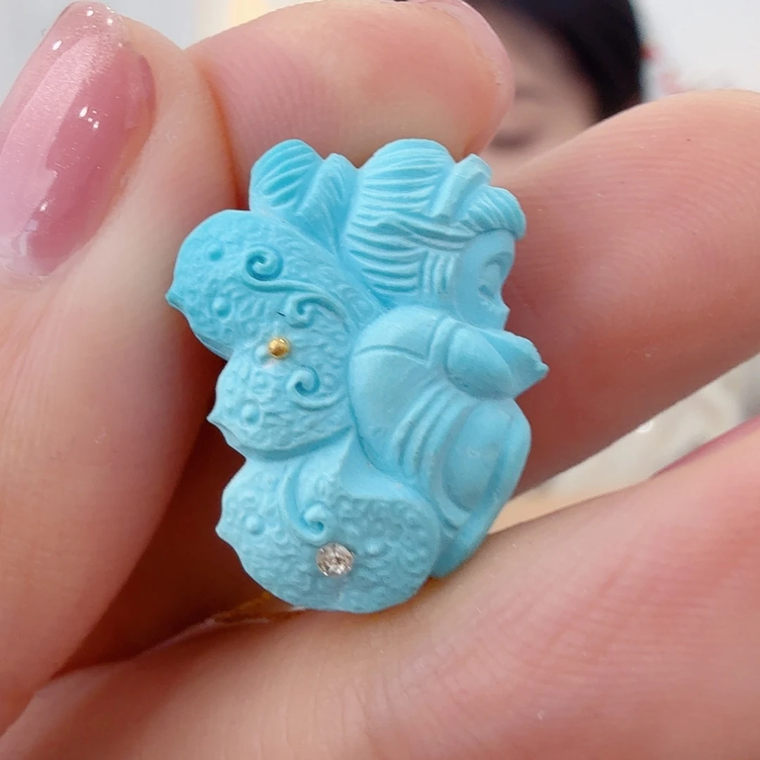 绿松石未镶嵌珠宝奇石