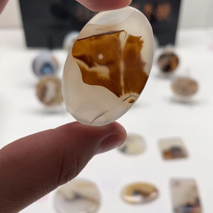 玛瑙/玉髓未镶嵌吊坠(不含链)