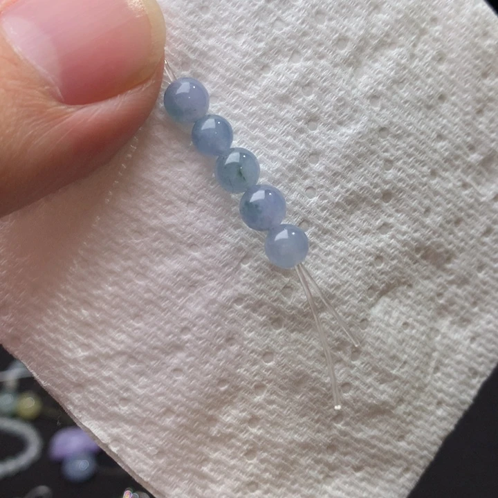 定制翡翠未镶嵌莫奈花园