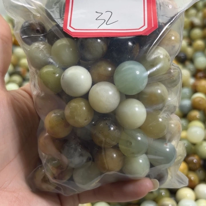 *****蛇纹石玉未镶嵌手链