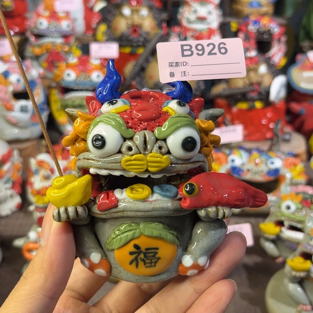 泥塑纯手工茶宠摆件