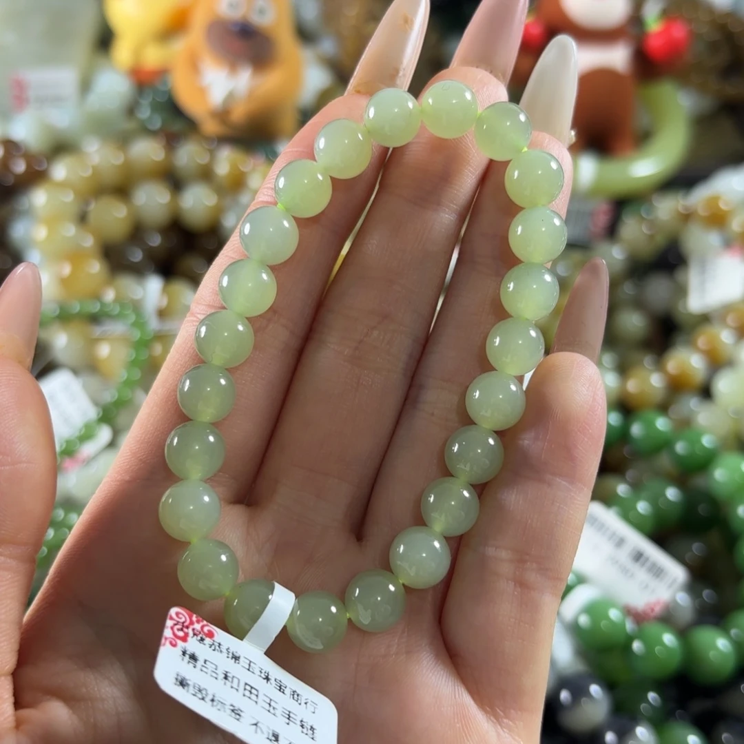 和田玉未镶嵌手链169